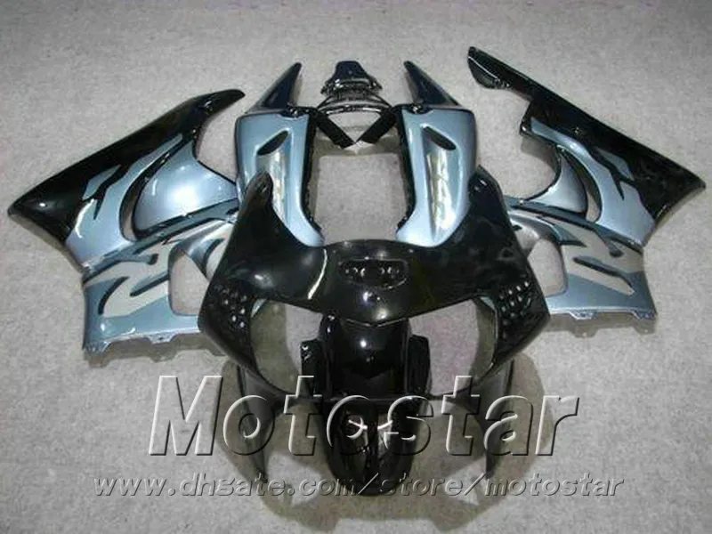 ABS Plastic fairing kit for Honda CBR900RR 1998 1999 black blue fairings set CBR 900 RR CBR919 98 99 bodykits QD80