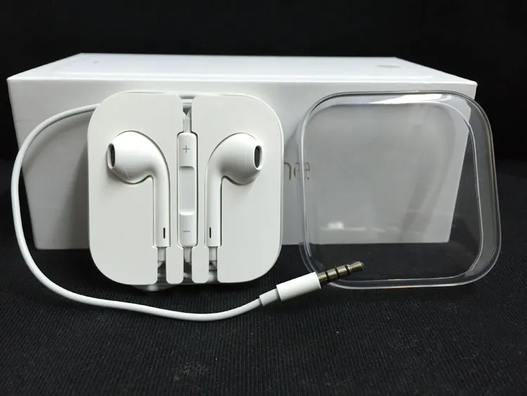 Original 6plus 5S de auriculares Auriculares con Remoto Micrófono y Control de Volumen