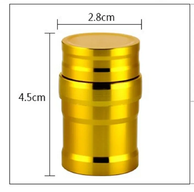 알루미늄 알코올 램프 물 담보 액세서리 흡연 액세서리 골드 에디션 스테인리스 스틸 미니 램프