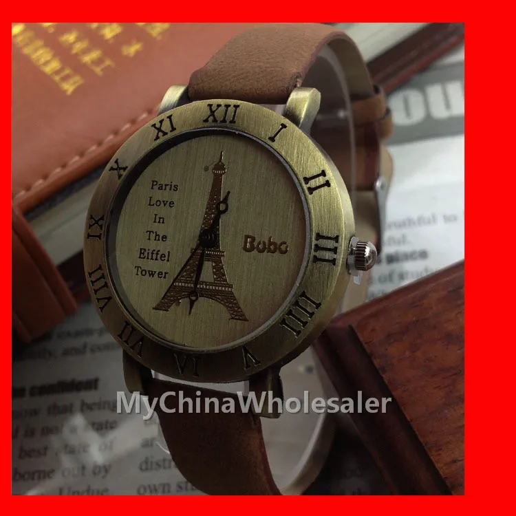 Bobo Vintage Wristwatches Watches Romantic Series Paris Eiffel Tower  Leather Watch Rome Watches Wholesale Retro Ladies Watches High Quality From  Mychinawholesaler, $2.94 | DHgate.Com