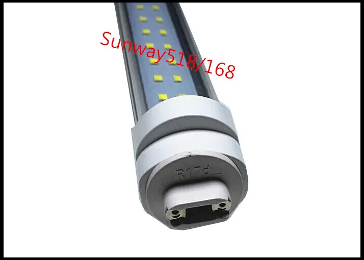 8ft LED ضوء أنبوب الجملة 72W أنابيب LED T8 8feet fa8 pin g13 r17d الجانبين المزدوج المتكامل smd2835 AC85-265V DLC