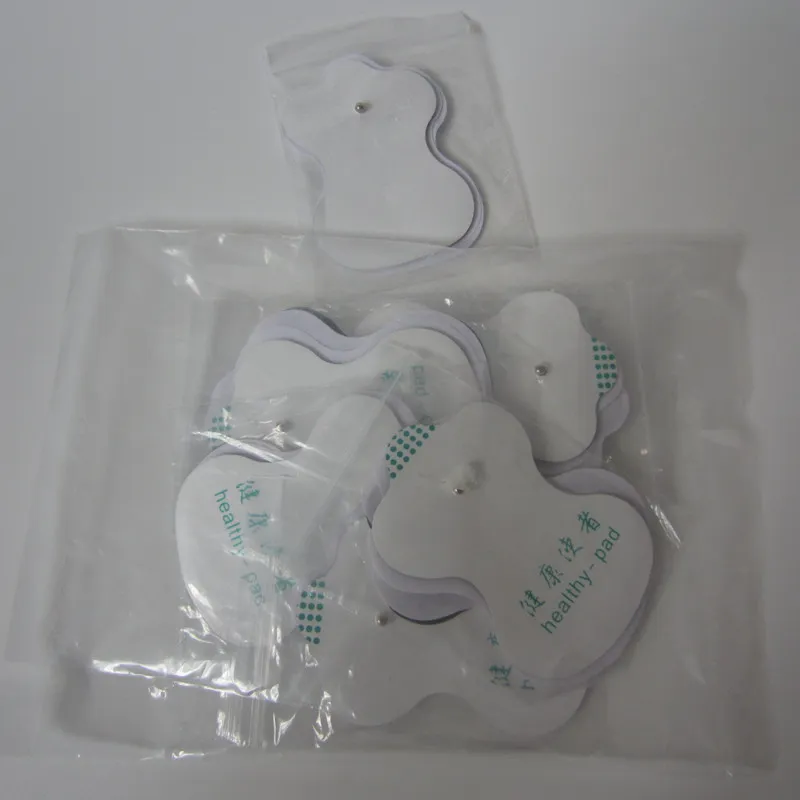 50 Stück weiße Gesundheits-Pad-Elektroden-Gel-Pad für Akupunktur-Elektro-Muskelstimulations-Massagegerät 6074029