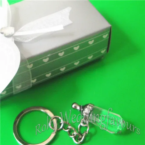 Collection Crystal Baby Bottle Keychain Favors Baby Shower Ideas Party Keepsake Party Decoration Gifts