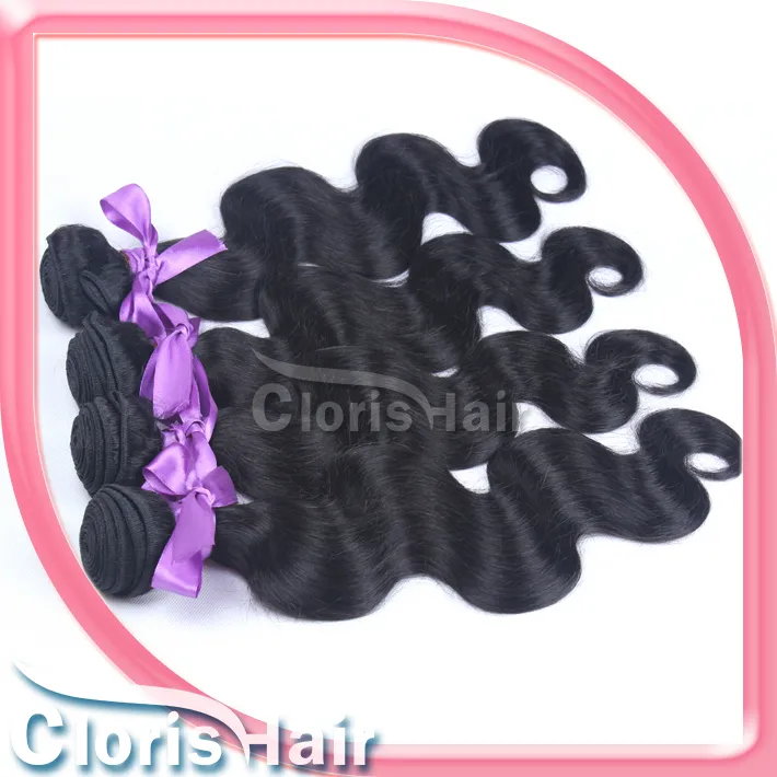 Soft and Smooth 1 Bundle Malaysian Virgin Body Wave Hair Weaves Cheap Unprocessed Wet and Wavy Remy Human Hair Extensions 1226qu9217896