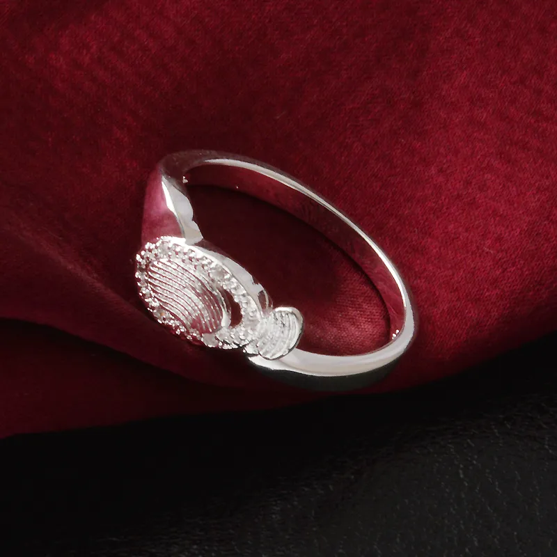 무료 배송 새로운 925 스털링 실버 패션 쥬얼리 Pave Zircon Ring Hot Sell Girl Gift 1738과 흰색 다이아몬드와 함께 제안