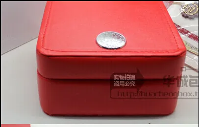 fabrieksleverancier luxe horlogedozen vierkante rode doos voor horloges boekje kaart en papieren in het engels240u