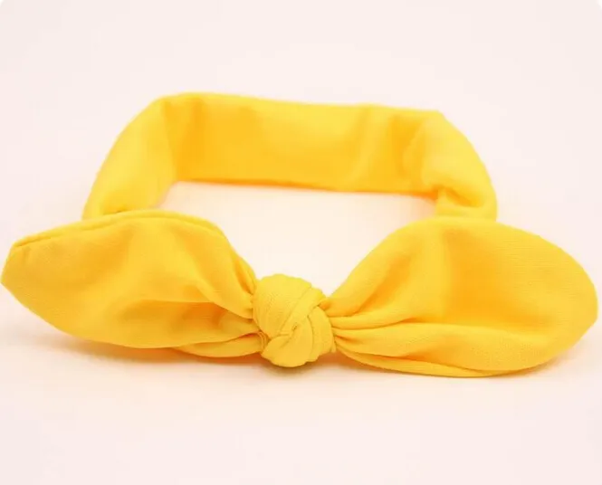 Moda Big Bow cabeça Envoltório Adorável Bowknot Bebê Headbands Algodão Bebê Headwear Menina Bow Bow 9 Cores, 