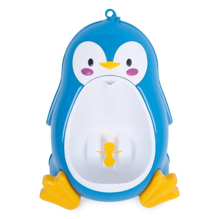 Pot de toilette pour bébé, Pot de pingouin mignon, urinoirs muraux, formation Portable pour garçons, toilettes pour enfants, brosse de pot anti-fuite8041929