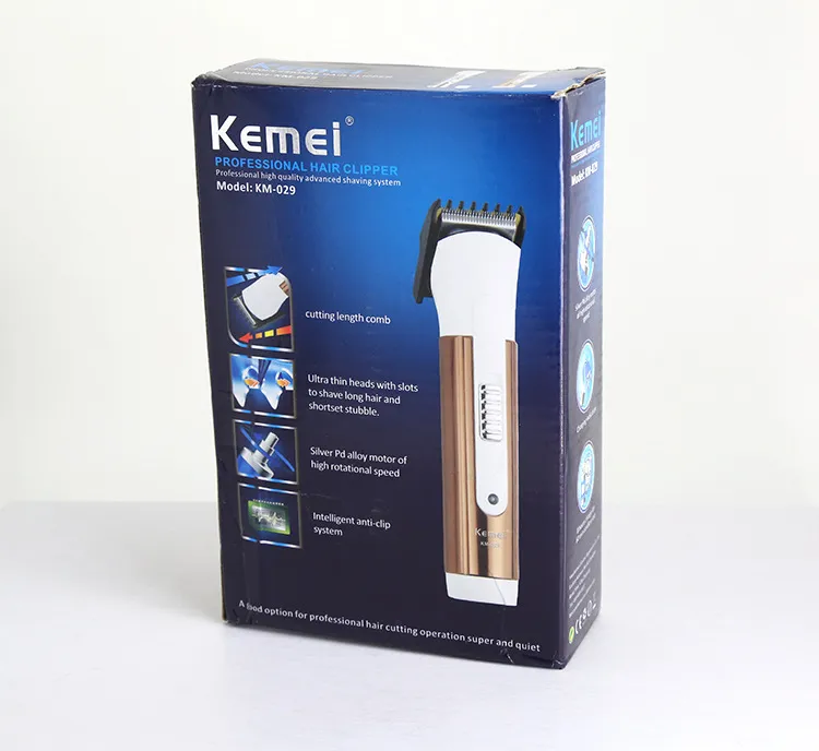 Coupe de cheveux tondeuse à barbe machine de rasage électrique kemei tondeuse à cheveux rechargeable ou batterie sèche portable enfant adulte clipper1973063