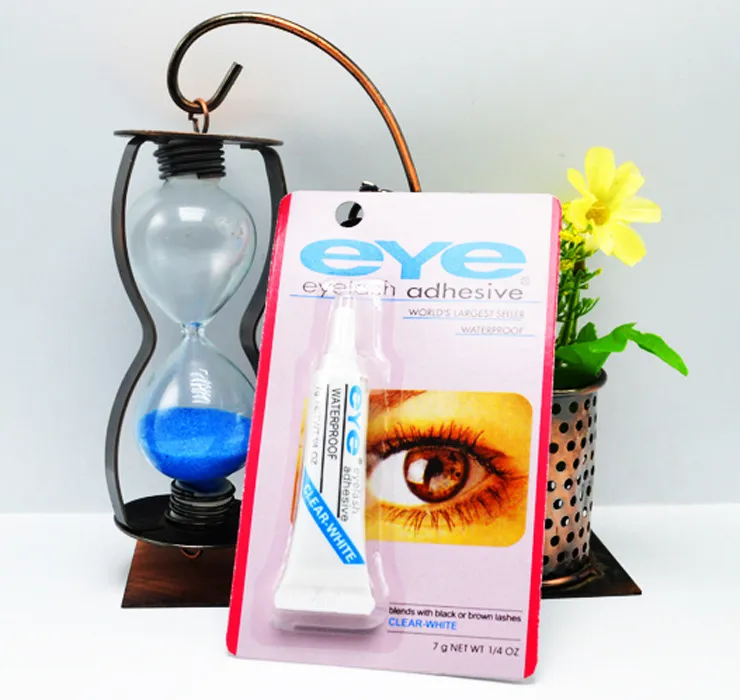 ögonfranslim False Eyelash Adhesives Anti Allergy God Viskositet gummi vattentätt snabbt torkande falska ögonfransar lady makeup verktyg2569906