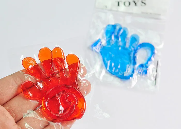 Wholesale-24 Sticky TOY Hands SIZE 7.5" Party Favors Gift Vending New for kid Novelties Prize 