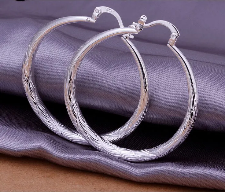 Nouveau style bijoux de mode mélangé de haute qualité 925 boucles d'oreilles en argent sterling oreille créoles es / chaud meilleur cadeau livraison gratuite 1760