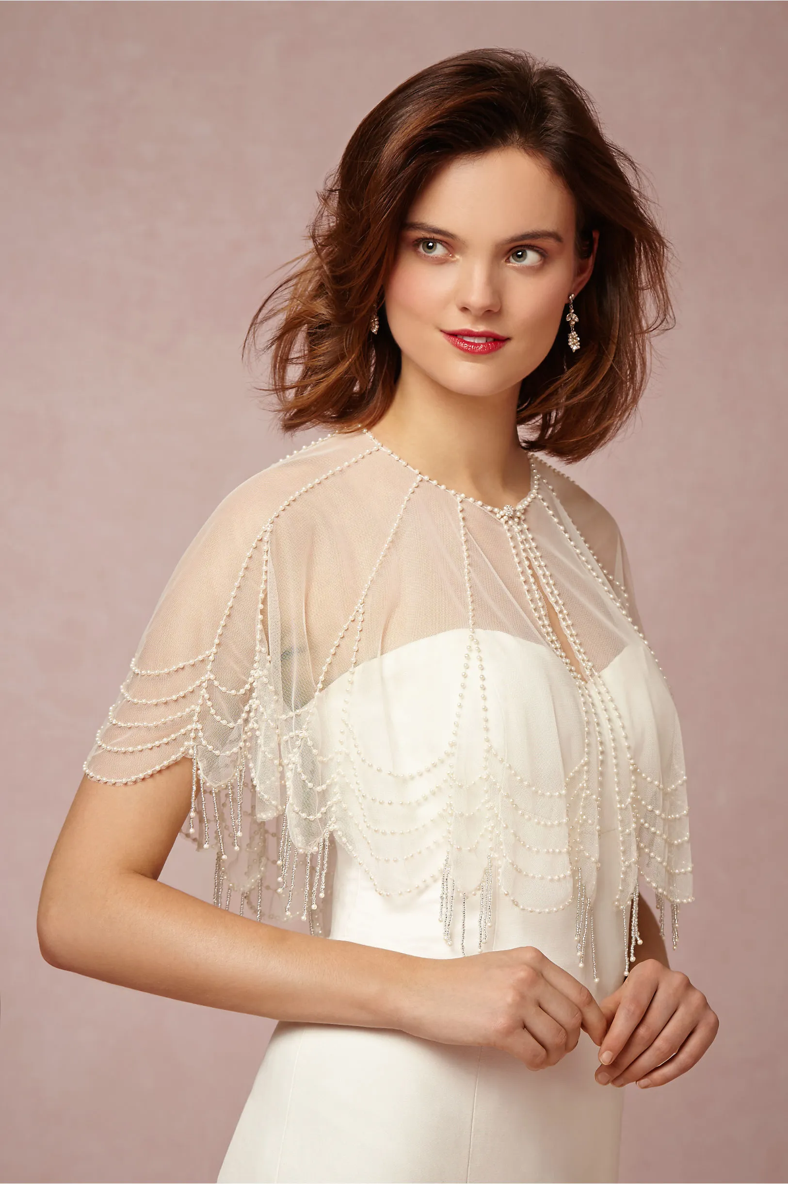 ivory bolero for wedding dress Joy Bolero