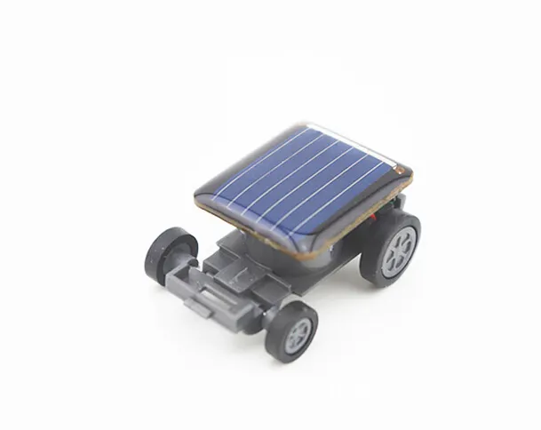 Mini Smallest Solar Powered Robet Racing Car Moving Drive Car Fun Gadget Toy For Kids 