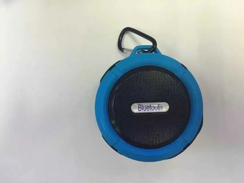 C6 IPX7 alto-falantes Bluetooth Speaker Ventosa à prova d 'água Sem Fio Handsfree MIC Caixa de Voz portátil à prova de choque à prova d' água DHL Livre