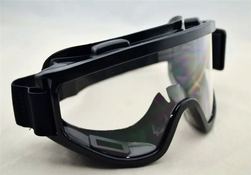 Motosiklet Sürme Göz Koruma Gözlükleri Prim Mühürlü Güvenlik Esnek Çerçeve Göz İşyeri Temizle Koruyucu Gözlük 12 Adet / grup