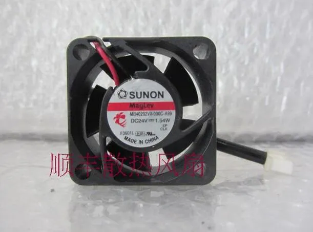 SUNON 4020 DC 24 В MB40202VX-000C-A99 1,54 Вт 2-линейный вентилятор с переключателем
