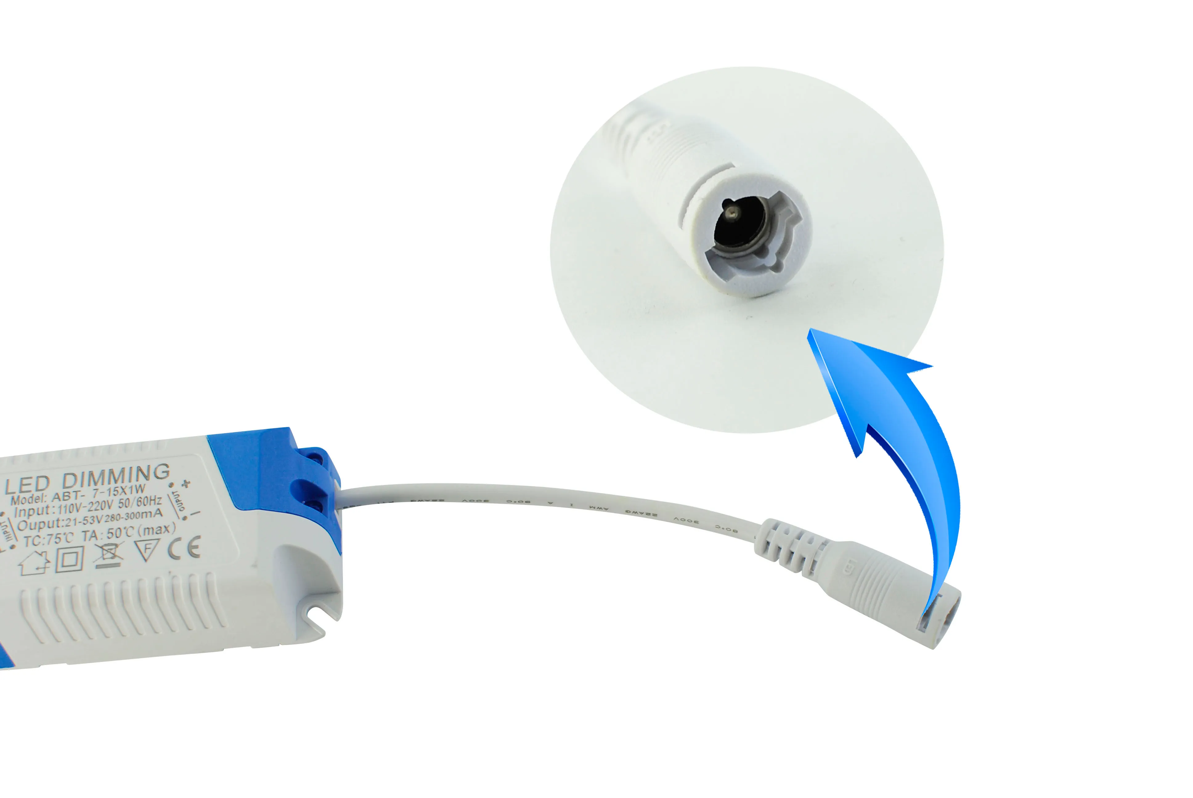 BSOD DIMMABLE LED -drivrutin 715W Dimmer Output2153V Konstantström Dimning Kraftförsörjning LED -takpanneltransformator1907628