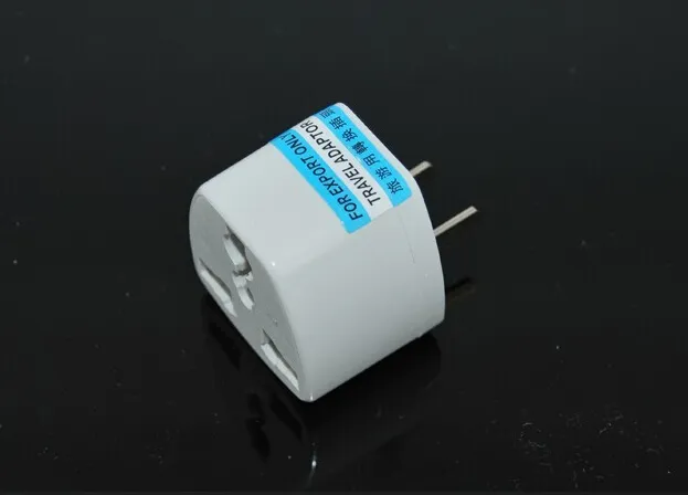 Carregador de viagem de alta qualidade AC Electric Power UK/AU/EU To US Plug Adapter Converter USA Universal Power Plug Adaptador Connector White