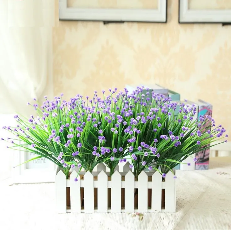 Heminredningar Gypsophila BabysBreath Plastblommor Konstgjorda Blommor Brews Series Skrivbord Dekoration Partihandel Pris