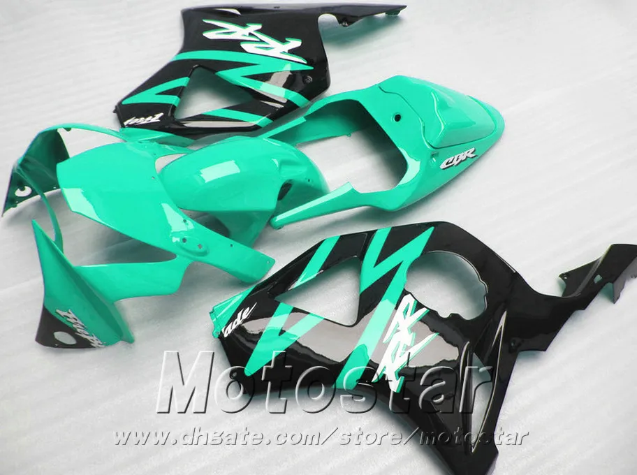 حقن صب ABS عدة هدية لهوندا CBR900 RR fairings 954 02 03 CBR 954RR أخضر أسود جديد مسج CBR900RR 2002 2003 YR86