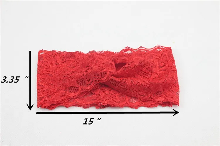 NEW Women/baby Lace Bow Headwrap Off Stretch Cross Twisted Knot Headband hair band Vintage Head Wrap Photo Prop Hair Accessories FD6562