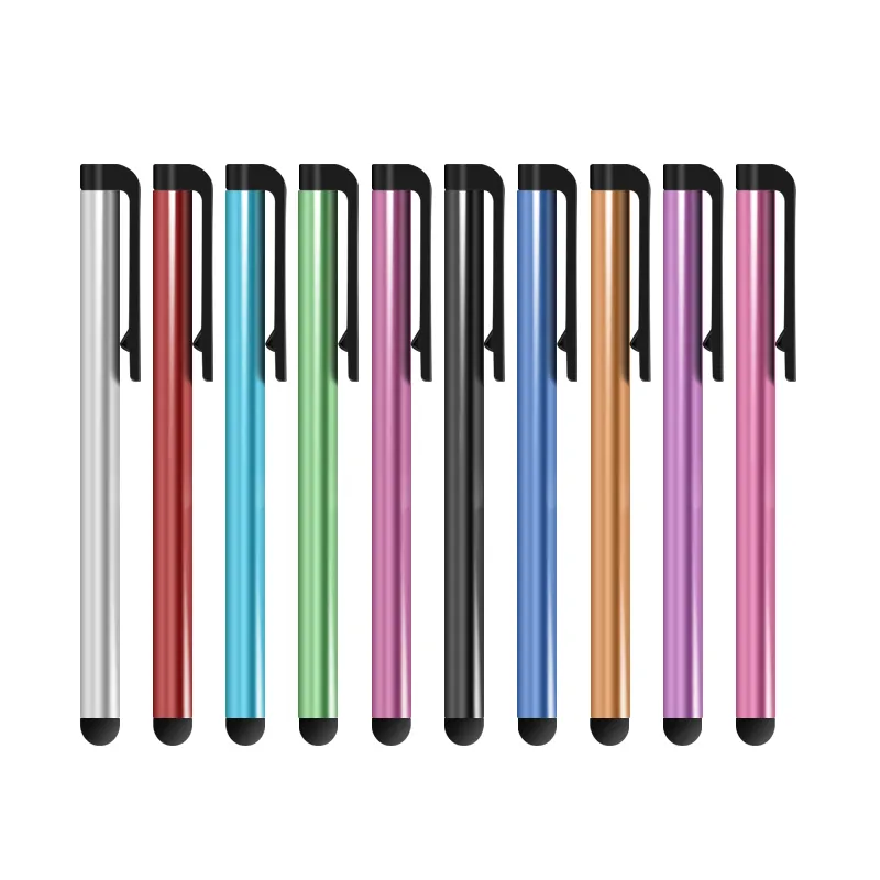 Universal Capacitive Stylus Pen för iPhone7 7Plus 6 5 5S Touch Pen för mobiltelefon för tablett Olika färger