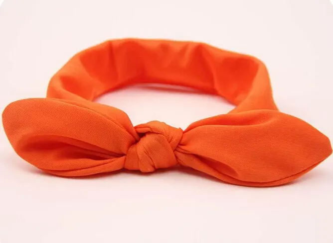 fashion big bow head wrap lovely bowknot baby headbands cotton baby headwear girl hair bow 