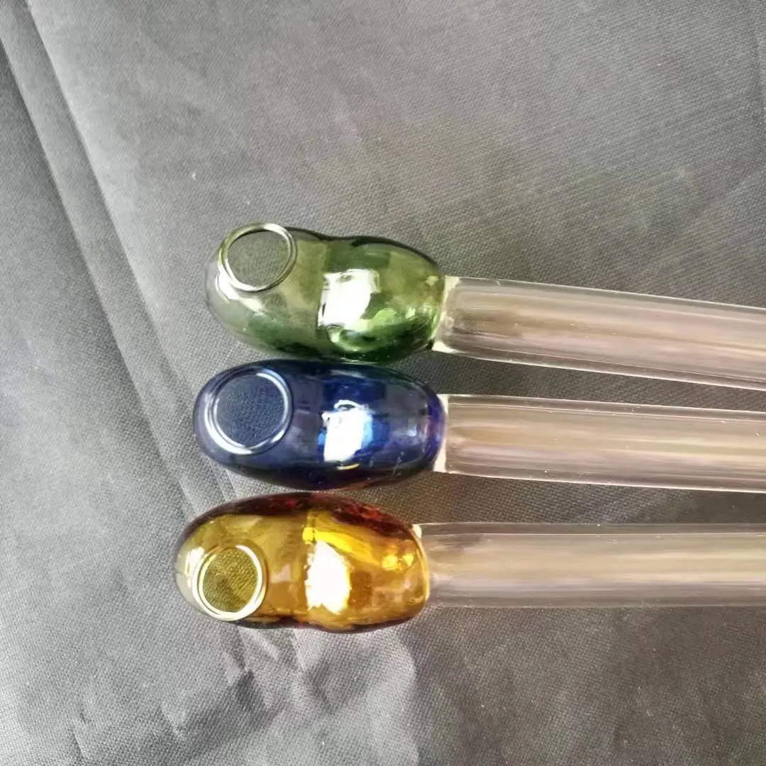 Wholesale Glass Pipe Heart Straight Pot Smoking Pipe Fittings