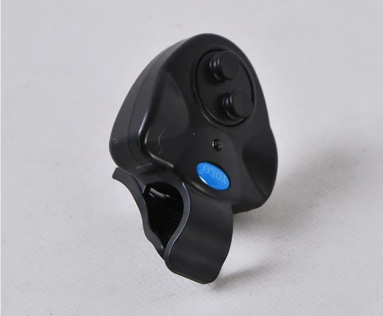 Ti Us Black Electronic Led Light Fish Bite Sound Alarm Clip op Visstaaf3183385