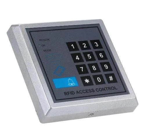 Heißer Verkauf Zugangskontrollkarte RFID-Proximity-Eingabe-Tastatur Türschloss-Zugangskontrollsystem Freies Verschiffen H4362