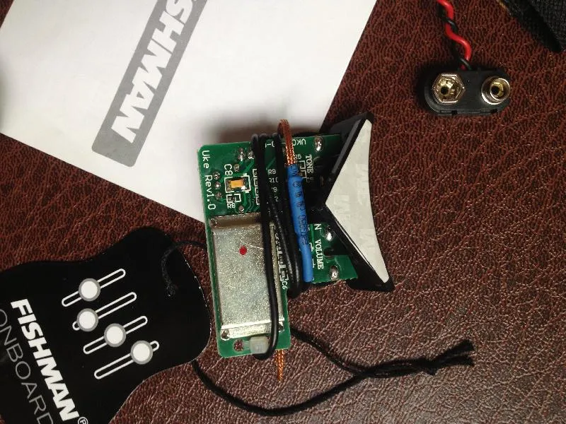 FISHMAN SONITONE Under Saddle Pickup W/On Board Preamp System For