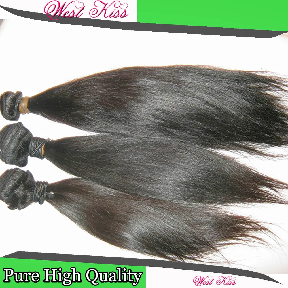Bajeczne produkty do włosów 8a Virgin Urocze mongolskie ludzkie włosy proste Llot 300G długości 9160572