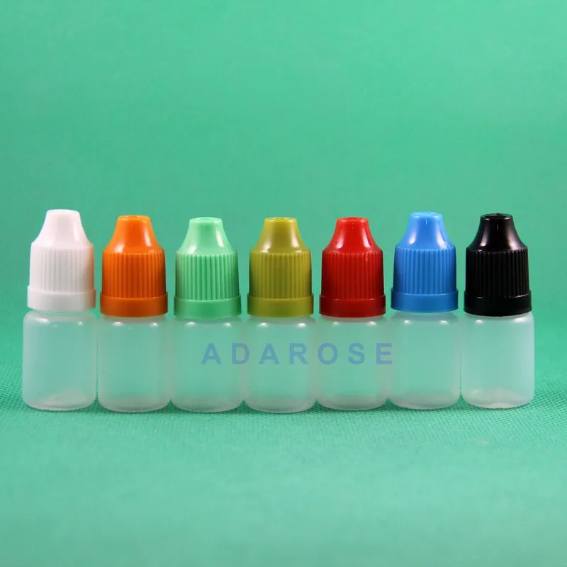 Wholesale 3 ML Dropper Bottles With Child Proof Safe Caps & Tips