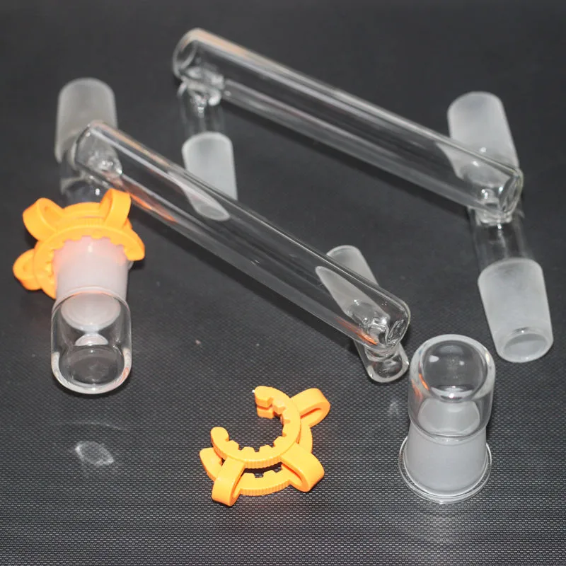 Nouvel adaptateur Joint Reclaim Ash Catcher pour bang 14,4 mm ou 18,8 mm Adaptateurs déroulants en verre avec clip Keck pour bang en verre