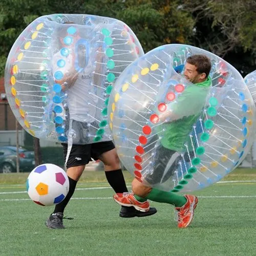 FedEx Gratis frakt 1,5m PVC Zorb boll, uppblåsbar mänsklig hamsterboll, uppblåsa boll, bubbla fotboll, bubbla fotboll, sportboll, promenadboll