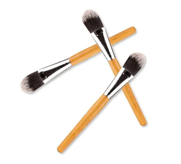 New Woman Makeup Brushes Bamboo Handle Facial Mask Makeup Brush Face Beauty Brushes 