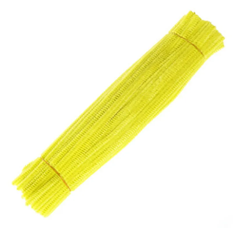 1 pk Darice Assorted Yellow Pipe Cleaners Craft Stems Chenille