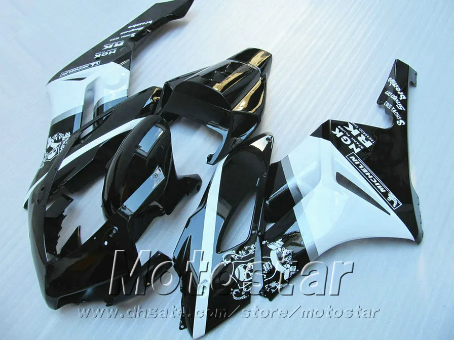 HONDA 2004 2005 CBR 1000RR için enjeksiyon kalıp Motosiklet kaporta kiti beyaz siyah satış sonrası CBR1000RR 04 05 fairings set KA97