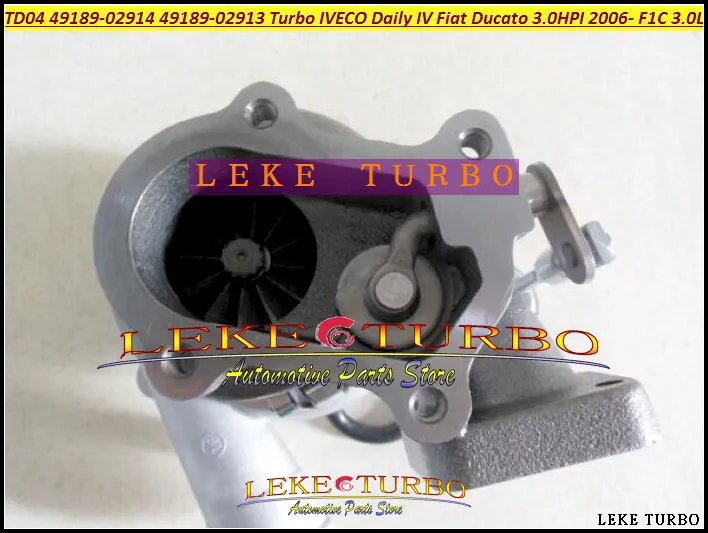 TD04 49189-02914 49189-02913 504137713 504340177 Turbo Turbocompressore IVECO Daily IV Fiat Ducato 3.0 HPI 2006- F1C 3.0L 146HP