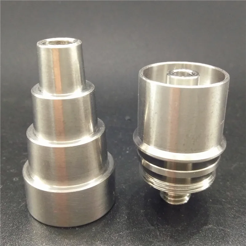 اكسسوارات التدخين E Nail 6 in 1 Domeless Titanium 10/14 / 18mm أنثى وذكور 16/20 مم لفائف تسخين