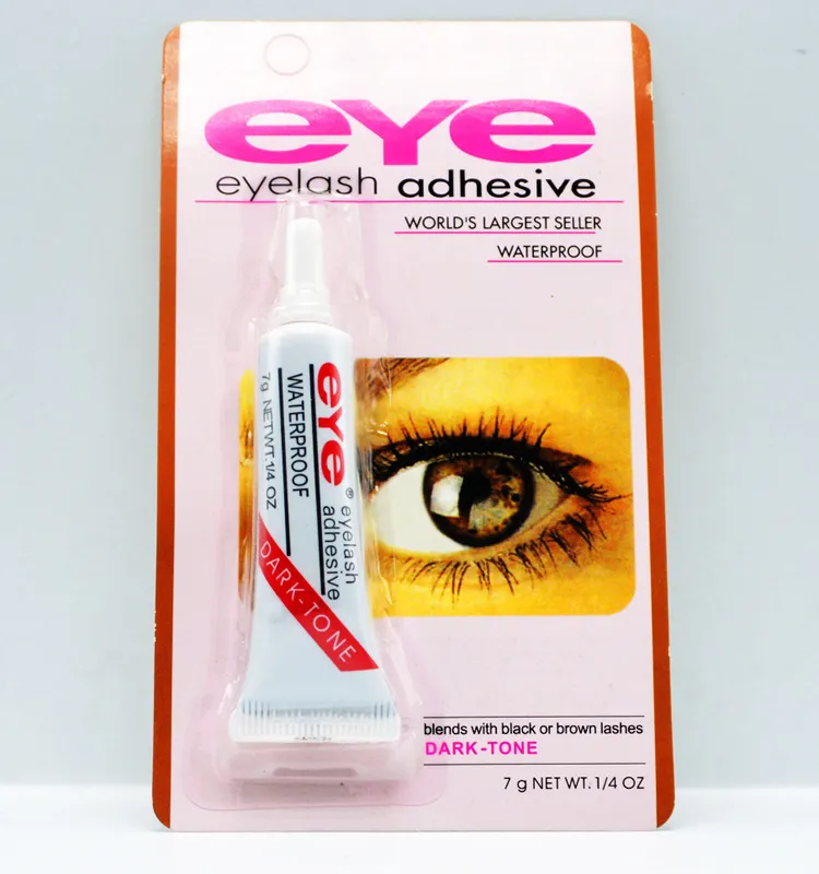 ögonfranslim False Eyelash Adhesives Anti Allergy God Viskositet gummi vattentätt snabbt torkande falska ögonfransar lady makeup verktyg2569906