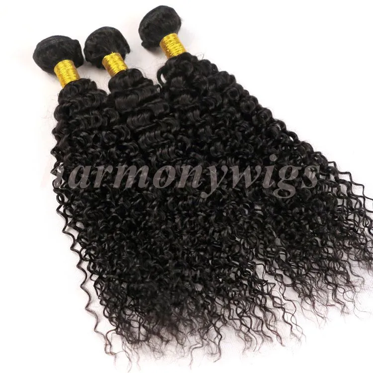 Virgin Brasilian Hair Wefts Human Hair Weaves Water Wave Bundles 8-34INch Obehandlad Peruvian Indian Mongolian Weaving Bulk Hair Extensions