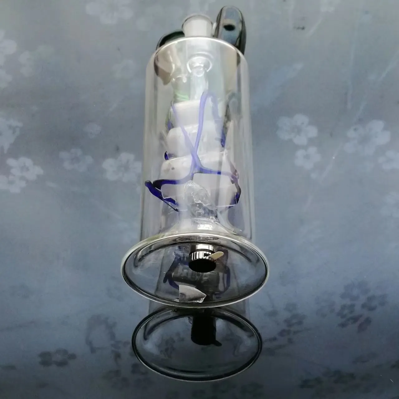 Cachimba de cristal de vela, cachimba de cristal al por mayor, accesorios de tubería de agua de vidrio, envío gratis