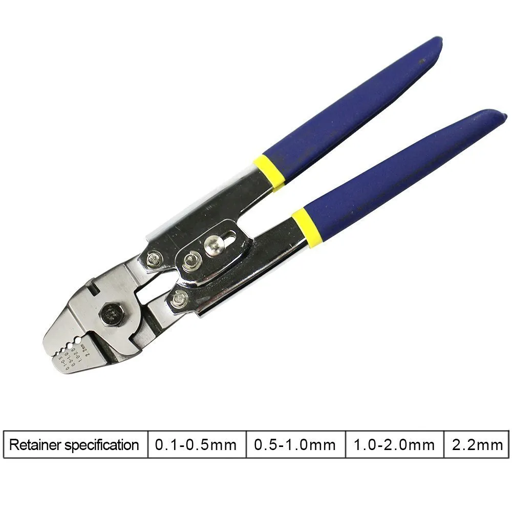 Wire Leader Rope Hand Crimping Pliers Tools Set for Copper and Aluminum Oval Sleeves and Stop Sleeves From 01mm to 22mm5564485