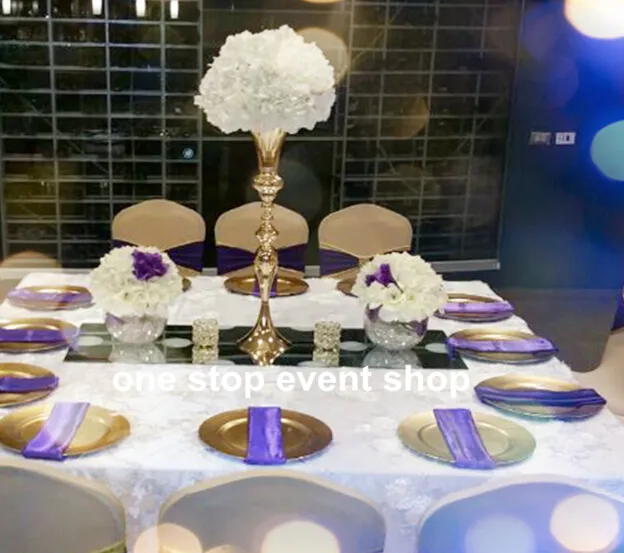 Mesa de Hortensia de seda artificial de alta calidad, mesa de boda, centro de mesa de flores, centro de mesa de flores de boda