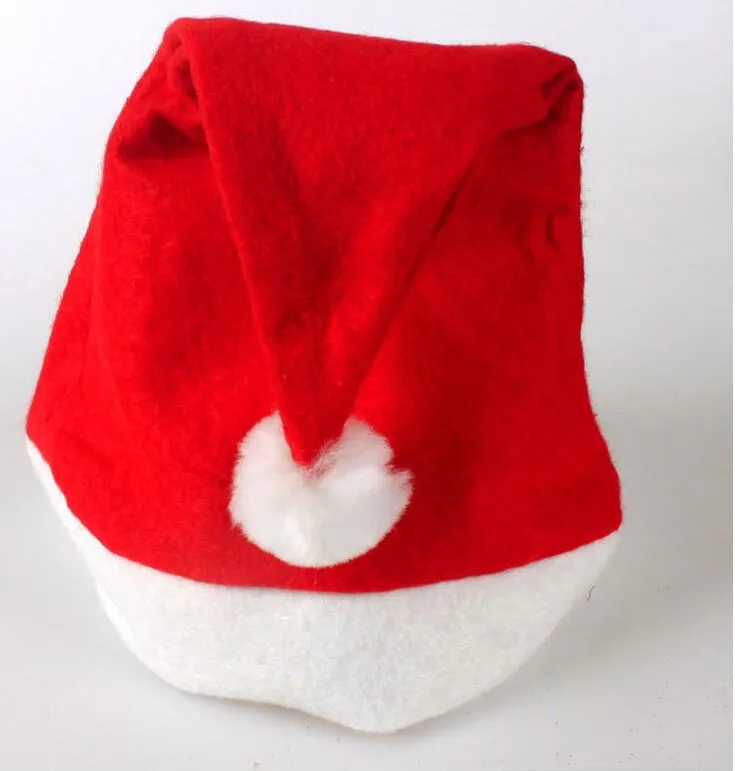 ornamento natalizio Cappello di Babbo Natale Cappello di Natale bambini/adulti Decorazione di accessori natalizi Cappello di Babbo Natale di alta qualità Carino adulti CH011