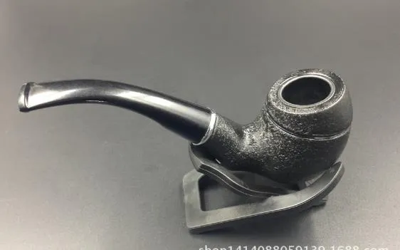 Pipe Drable Black Matte Texture, Wholesale Glass Bong, Glass Hookah -tillbehör, Color Slumpmässigt leverans, gratis frakt, stor bättre