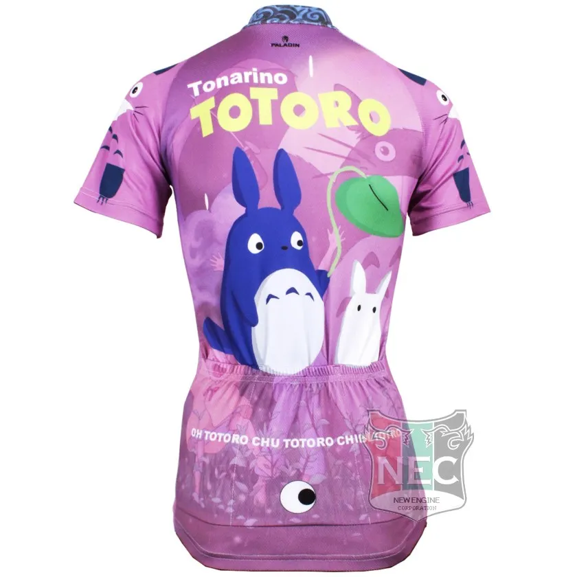 518 Totoro Casais Ciclismo Men039s e Women039s Manga curta Ciclismo Jerse