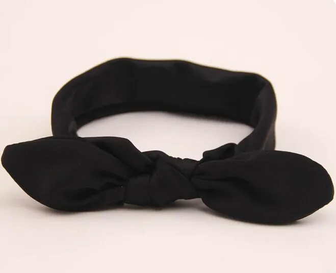 Moda Big Bow cabeça Envoltório Adorável Bowknot Bebê Headbands Algodão Bebê Headwear Menina Bow Bow 9 Cores, 